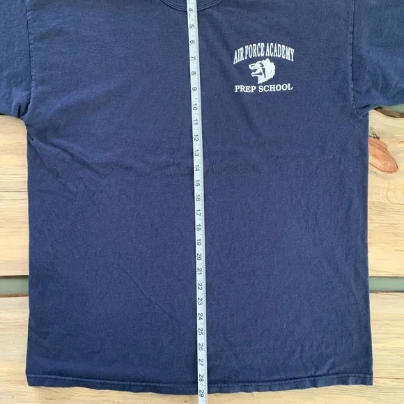 Vintage 90’s Russell Athletic Air Force Academy Prep School Tshirt - Picture 6 of 7